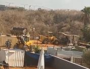  الرملة: هدم عدد من الغرف المتنقلة "الكرافانات" في حي الجواريش